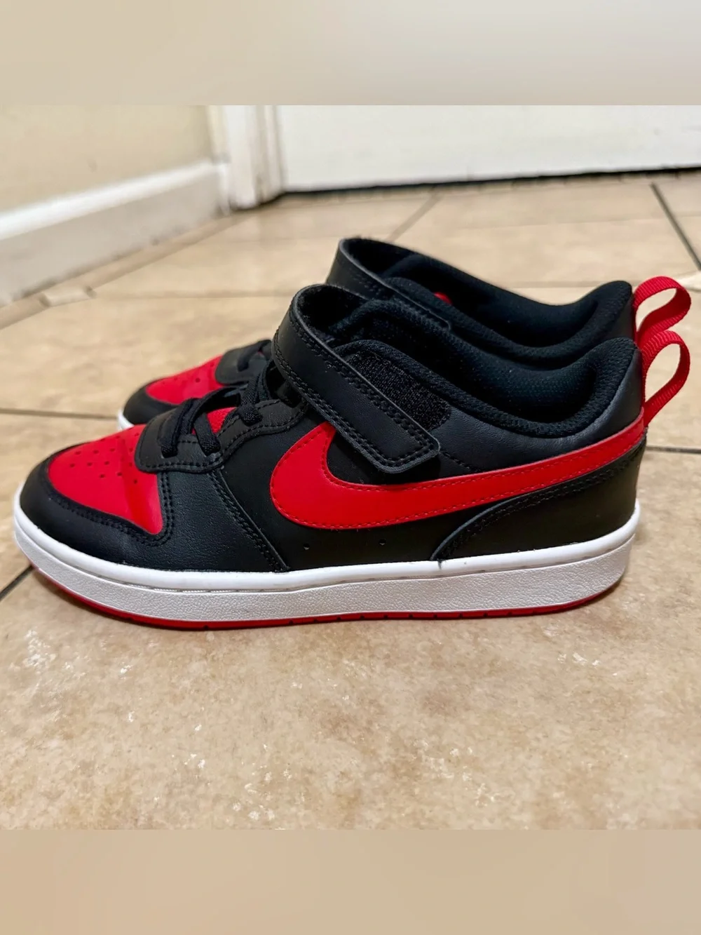 Kids Nike Court Borough Low 2 PSV 'Bred'